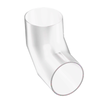 Кожух (окожушка) оцинкованный для отвода 90° 60x0,55 мм ГОСТ 30732-2020