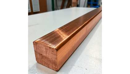 квадрат медный 22 мм М1к купить в Волгограде