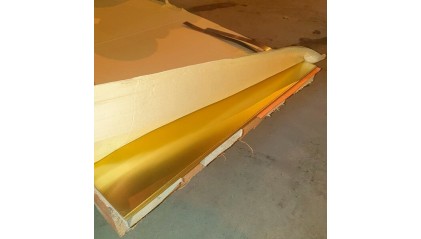 лист латунный ДПРНП 7x1000x2000 мм Л63 купить в Волгограде