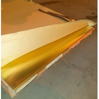 Лист латунный ГПРХХ 8x1200x2000 мм Л85 ГОСТ 2208-2007