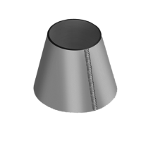 Обечайка стальная коническая 3000x2020x20 мм 20К ГОСТ 14249-89