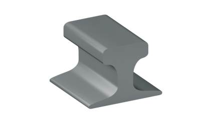 рельсы КР80 стальные крановые 10,5 м К76Ф купить в Волгограде