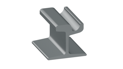 рельсы РТ60Е стальные трамвайные 15 м Э76 купить в Волгограде