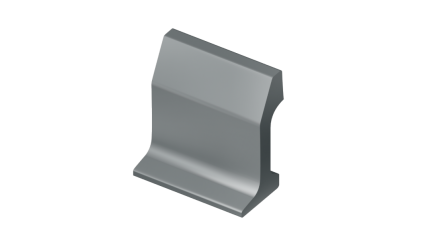 рельсы РК50 стальные контррельсовые 9 м Э76Т купить в Волгограде