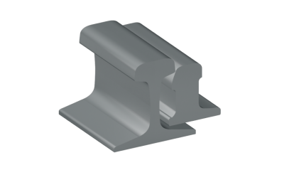 рельсы Р65 стальные рамные с остряком 9 м Э76 купить в Волгограде