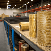 Сетка латунная 0,5x0,5x0,03 мм Л63 ГОСТ 6613-86