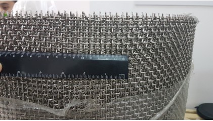 сетку нержавеющую рифленую (канилированную) 15x15 3,6 мм 12Х18Н10Т купить в Волгограде