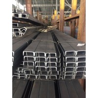 Швеллер стальной гнутый неравнополочный 100x180x35x8 мм 09Г2С ГОСТ 8281-80