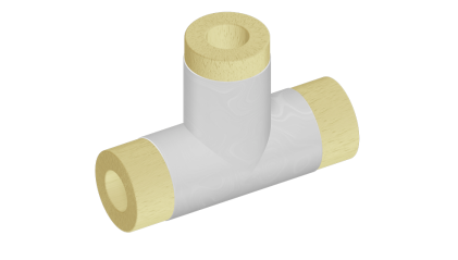 тройник теплоизоляционный минераловатный 1220x32 мм купить в Волгограде