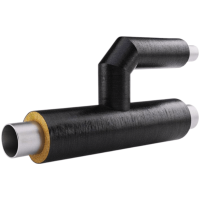 Тройник параллельный в ППУ-ПЭ изоляции 38x110x2,5 мм ГОСТ 30732-2020