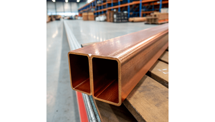 трубу медную профильную прямоугольную ДПРНМ 110x30x3,5 мм МН19 купить в Волгограде