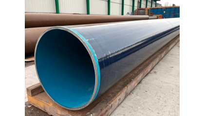 трубу стальную Б/Ш с внутренним эпоксидным покрытием 426x7 мм Ст3сп купить в Волгограде