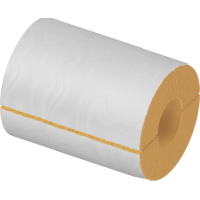 Цилиндр теплоизоляционный минераловатный навивной оцинкованный 102x100x500 мм НГ Ц 100 ГОСТ 23208-2022