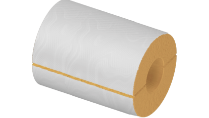 цилиндр теплоизоляционный минераловатный 102x100x500 мм НГ Ц 100 купить в Волгограде